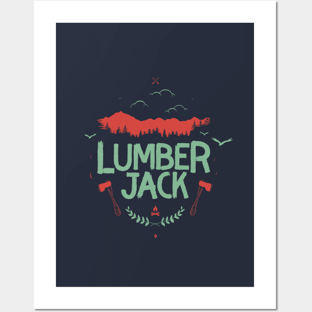 LUMBERJACK Wall Art by snevi